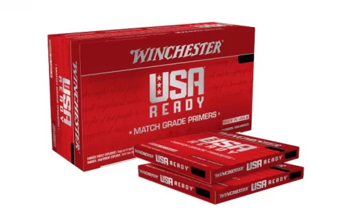 Winchester USA Ready Large Pistol Match Primers Box of 1000 (10 Trays of 100)